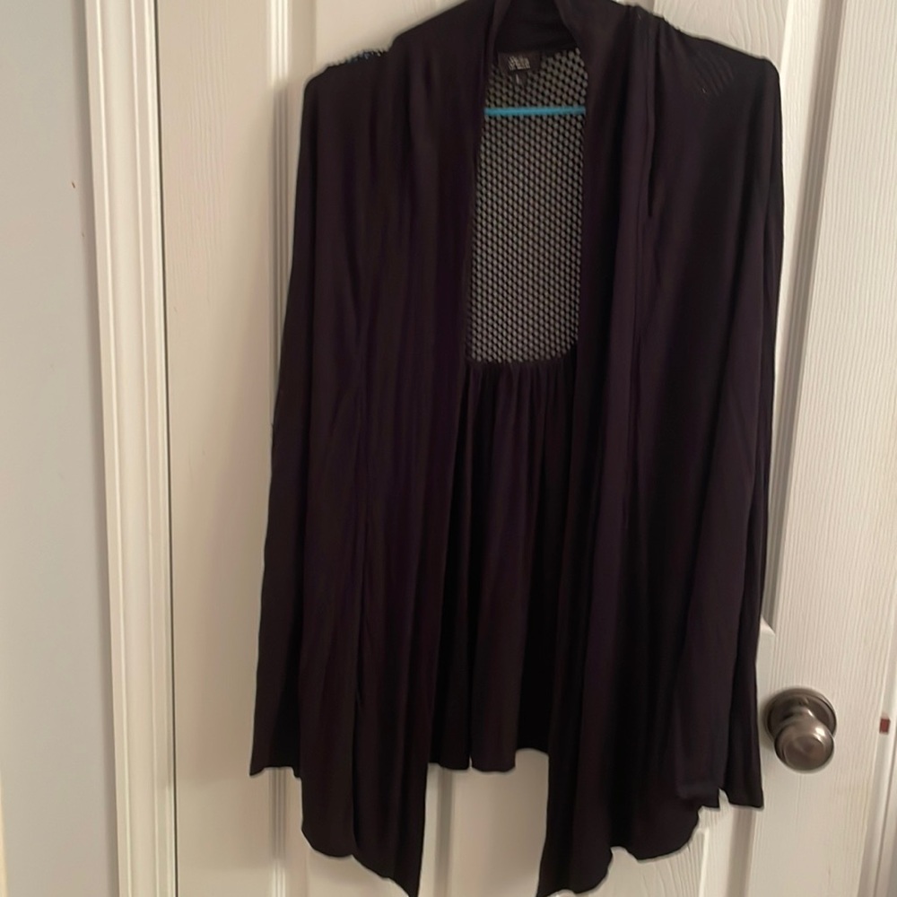 Black cardigan